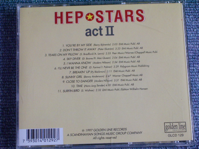 画像: HEP STARS - ACT II  / 1997 SWEDEN  ORIGINAL BRAND NEW   CD