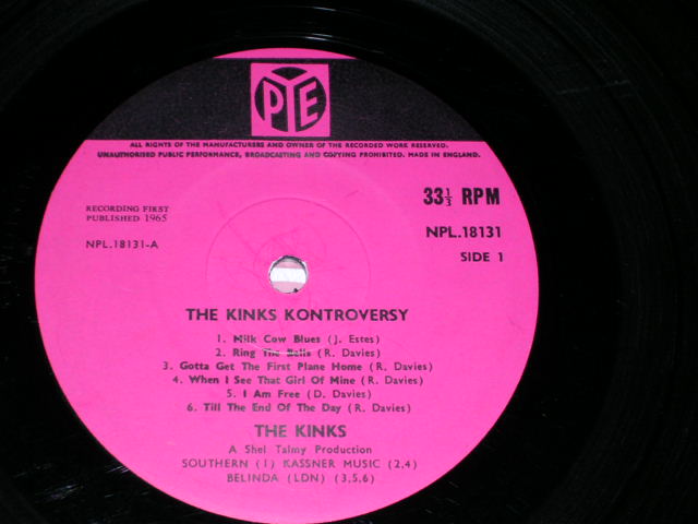 THE KINKS - THE KINKS KONTROVERSY / 1965 UK ORIGINAL MONO LP