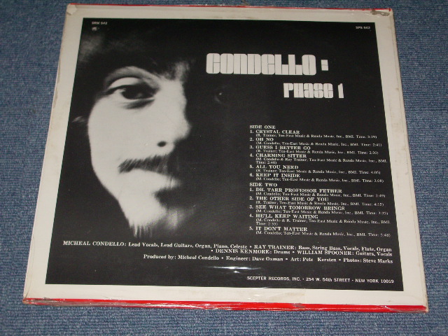 画像: CONDELLO : - PHASE 1  (FUZZ PSYCHE BAND)/ 1968 US ORIGINAL STEREO LP 