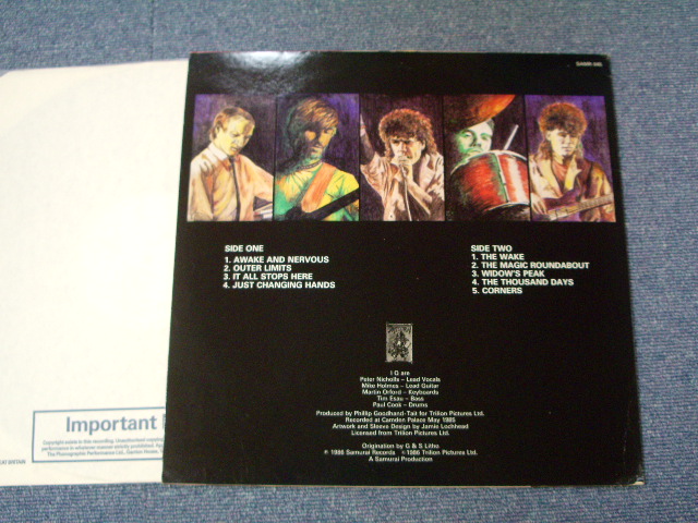 画像: IQ - LIVING PROOF  / 1986  FRANCE ORIGINAL LP 