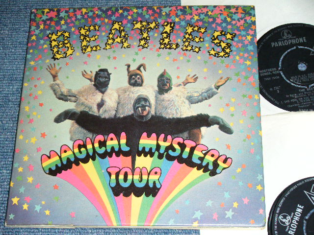 画像1: THE BEATLES - MAGICAL MYSTERY TOUR (Ex+++,Ex++/Ex++) / 1967 UK ORIGINAL STEREO 7"EP With PICTURE SLEEVE and BLUE LYRIC SHEET 