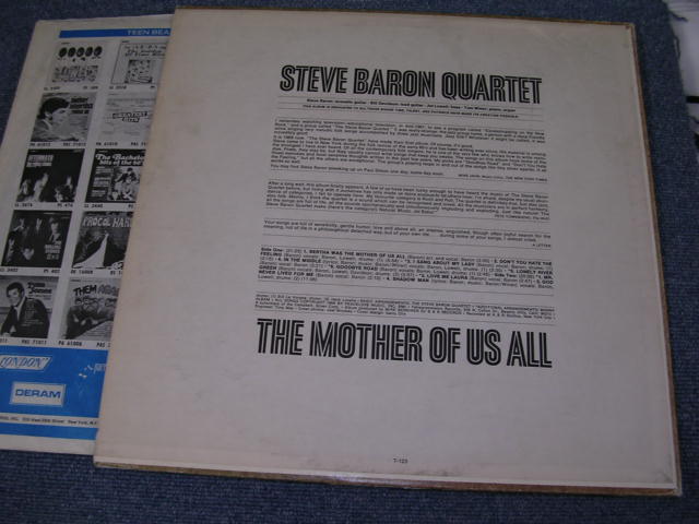 画像: STEVE BARON QUARTET - THE MOTHER OF US ALL   / 1969 US ORIGINAL PROMO LP 