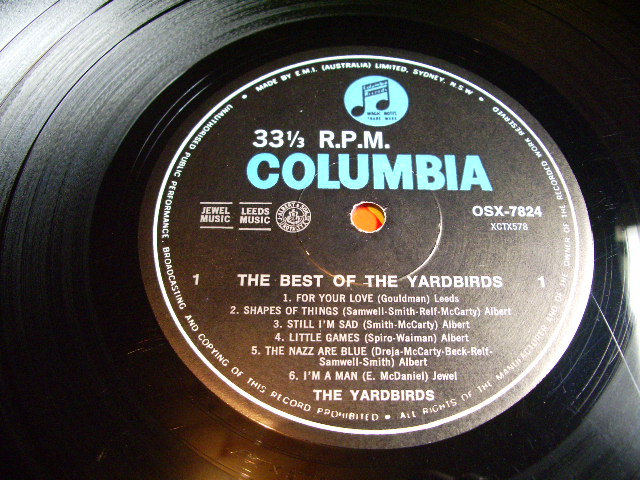 画像: THE YARDBIRDS  - THE BEST OF THE YARDBIRDS / 1960s  AUSTRALIA ONLY  ORIGINAL 1st PRESS MONO LP 