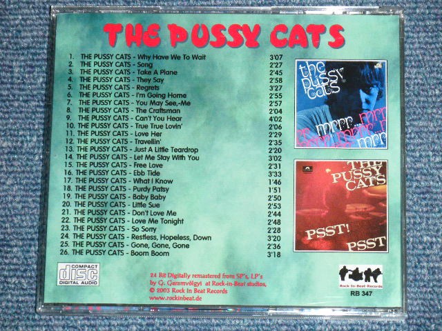 画像: THE PUSSY CATS - THE GREAT NORWEGEN BEAT LP ON 1 CD : MRRR...+PSST!  /  GERMAN Brand New CD-R  Special Order Only Our Store