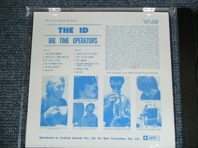 画像: THE ID - BIG-TME OPERATORS  / 　 GERMAN Brand New  CD-R 