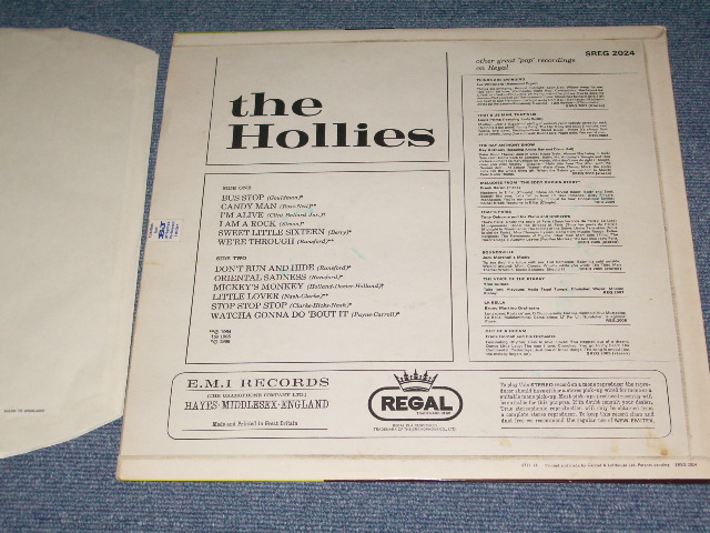 画像: THE HOLLIES - THE HOLLIES ( EXPORT Type ) / 1967 UK ORIGINAL STEREO   LP 