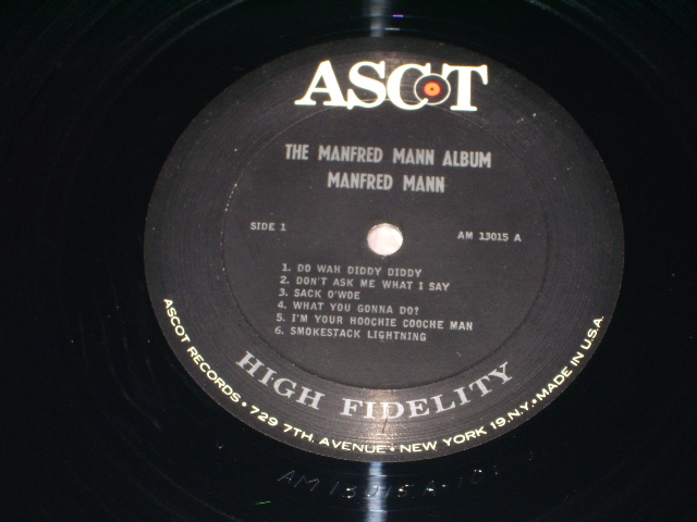 画像: MANFRED MANN - THE MANFRED MANN ALBUM   /   US 1st Press LP