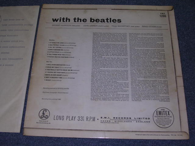 画像: THE BEATLES - WITH THE BEATLES ( MATRIX NUMBER 1N & 1N : "JOBET" Credit : LOUD CUT ) / UK YELLOW PARLOPHONE ORIGINAL MONO LP