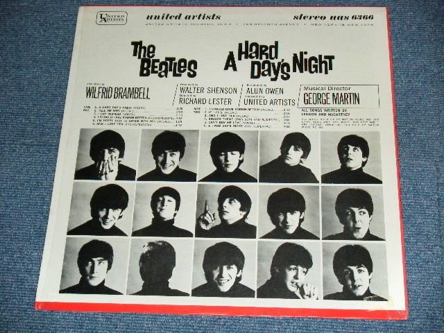 画像: THE BEATLES - A HARD DAYS NIGHT ( Sound Track ) / 1967 Version US AMERICA "PINK&ORANGE Label"  STEREO Used LP 