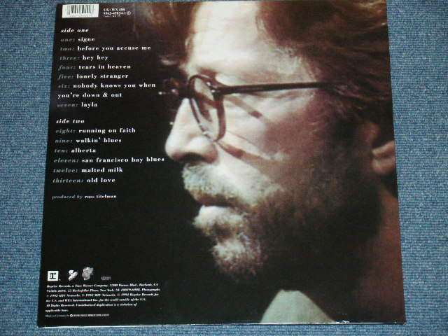 画像: ERIC CLAPTON - UNPLUGGED (SEALED)  / 2011 EUROPE REISSUE " 180 Gram" "BRAND NEW SEALED" 2-LP's