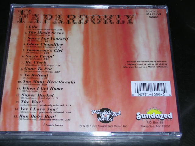 画像: FAPARDOKLY - FAPARDOKLY / 1995 US Brand New SEALED CD 