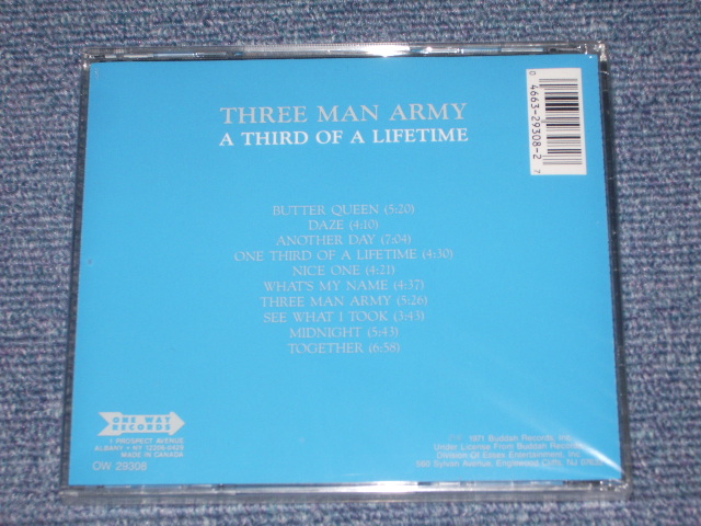 画像: THREE MAN ARMY - A THIRD OF A LIFETIME / 1996?  US Brand New Sealed  out-of-print CD 