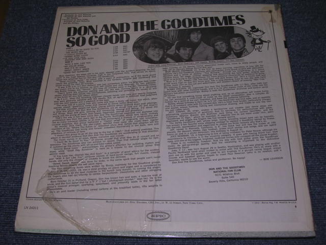 画像: DON & THE GOOD TIMES - SO GOOD / 1967 US ORIGINAL MONO LP 