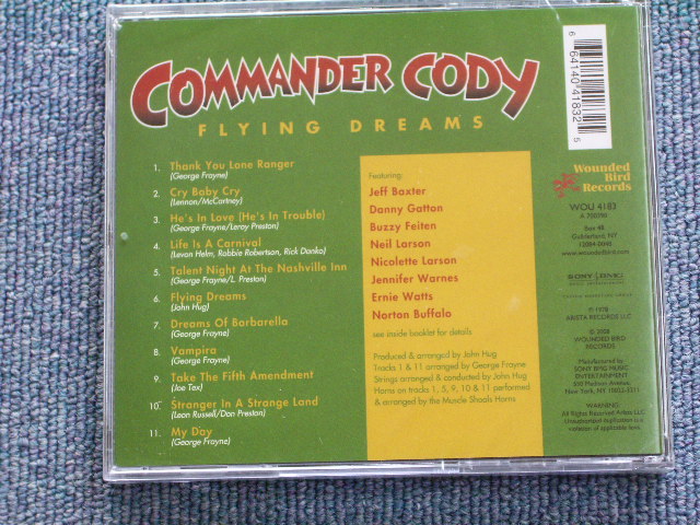 画像: COMMANDER CODY - FLYING DREAMS  / 2008  US SEALED NEW CD