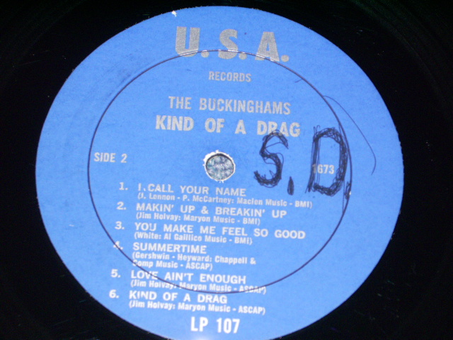 画像: THE BUCKINGHAMS - KIND OF A DRAG / 1967 US ORIGINAL MONO LP 