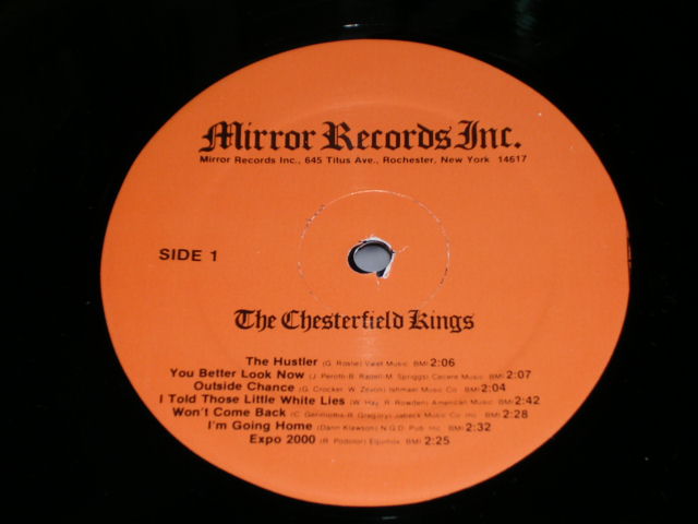 画像: CHESTERFIELD KINGS - HERE ARE THE CHESTERFIELD KINGS   / 1982 US ORIGINAL LP