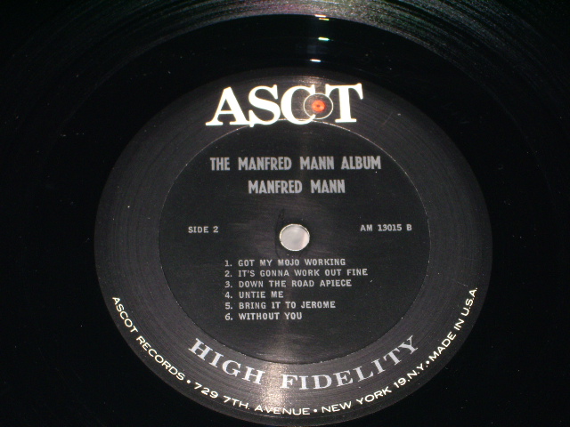 画像: MANFRED MANN - THE MANFRED MANN ALBUM   /   US 1st Press LP