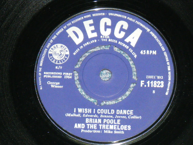 画像: BRIAN POOLE and THE TREMELOES - CANDY MAN ( Ex++/Ex++ ) / 1963 UK ORIGINAL 7"Single