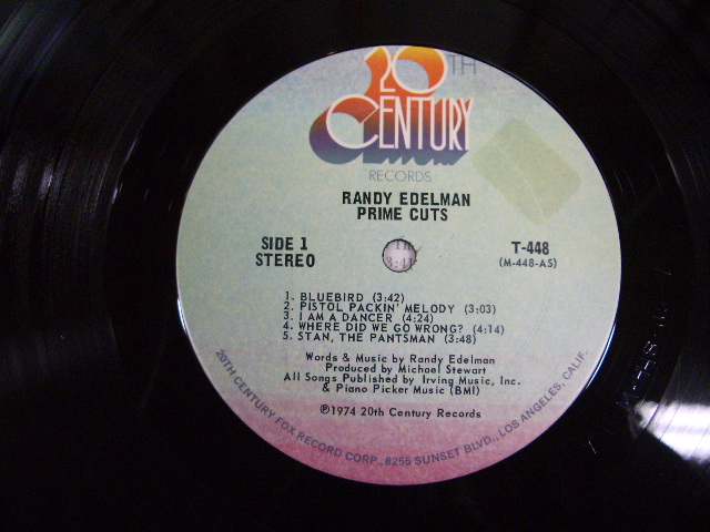 画像: RANDY EDELMAN - PRIME CUTS (VG+++/Sound : MINT- Looks : E+++)  / 1974  US ORIGINAL LP 