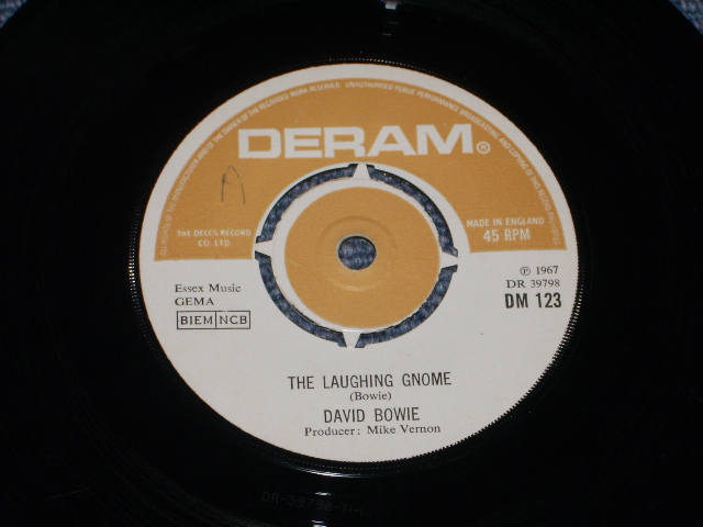 画像1: DAVID BOWIE - THE LAUGHING GNOME ( Ex+/Ex++ )   /  1967 UK  ORIGINAL 7"SINGLE