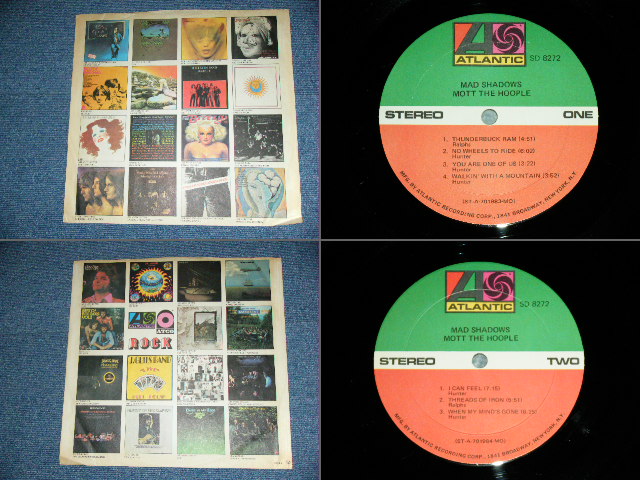 画像: MOTT THE HOOPLE  - MAD SHADOWS / 1970 US ORIGINAL "1841 BROADWAY" Label Used LP