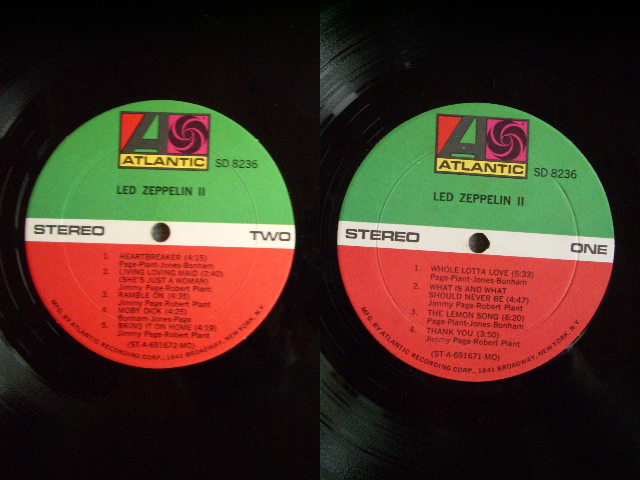 画像: LED ZEPPELIN - II ( 1841 ADRRESS) / 1969 US ORIGINAL1st PRESS LP