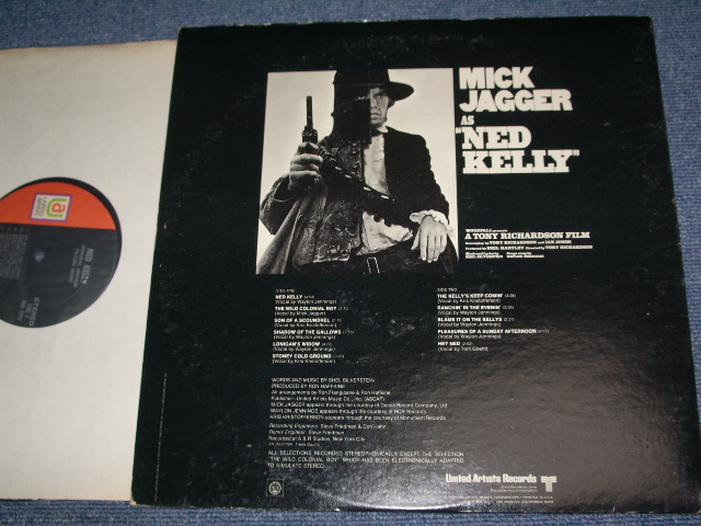 画像: MICK JAGGER(ROLLING STONES) - ost as "NEDKELLY" / US 1970 ORIGINAL LP