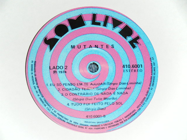 画像: MUTANTES - TUDD FOI FEITOPELO /  1990s BRAZIL  REISSUE BRAND NEW LP