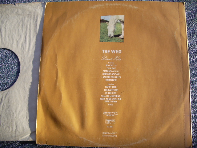 画像: THE WHO  -  DIRECT HITS  / 1968 ORIGINAL MONO LP 