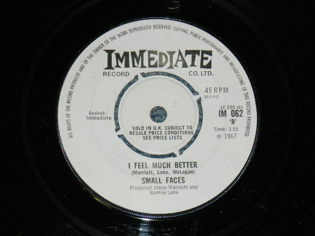 画像: SMALL FACES - TIN SOLDIER / 1967 UK ORIGINAL 7" Single 