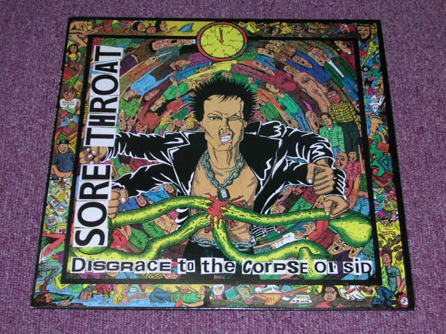 SORE THROAT - DISGRACE TO THE CORPSE OF SID / UK ORIGINAL LP