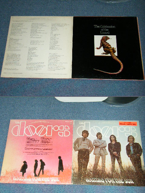 画像: THE DOORS - WAITING FOR THE SUN ( With SONG TITLE STICKER : GOLD Label : Ex+,Ex-/Ex++ : Matrix Number : A-MON A12128/B-MON   A12128-X ) / 1968 US Original Used STEREO LP 