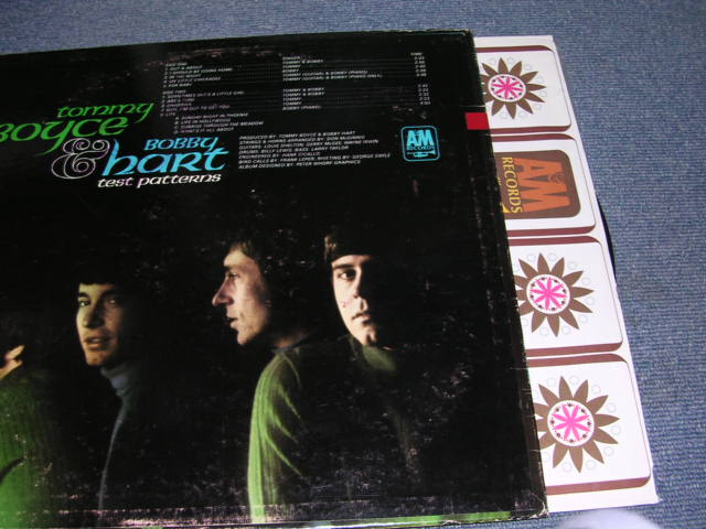 画像: TOMMY BOYCE & BOBBY HART - TEST PATTERNS / 1969 US ORIGINAL WHITE LABEL PROMO  MONO LP 