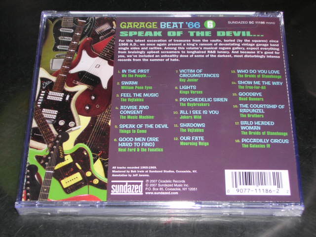 画像: V.A. - GARAGE BEAT '66 Vol.6  SPEAK OF THE DEVIL... / 2007 US SEALED CD 