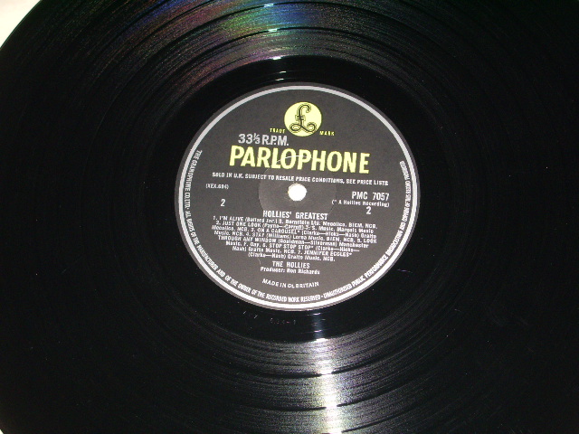 画像: THE HOLLIES - HOLLIES' GREATEST ( MINT- class )  / 1968 UK ORIGINAL "YELLOW PARLOPHONE" MONO  LP 