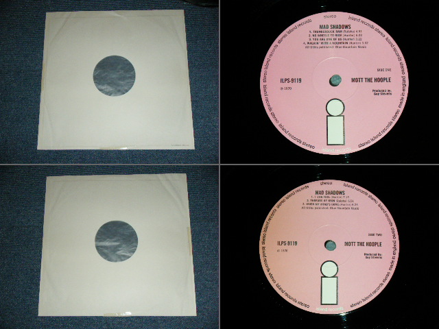 画像: MOTT THE HOOPLE  - MAD SHADOWS ( Ex++/MINT- ) / 1970 UK ORIGINAL "PINK" Label Used LP