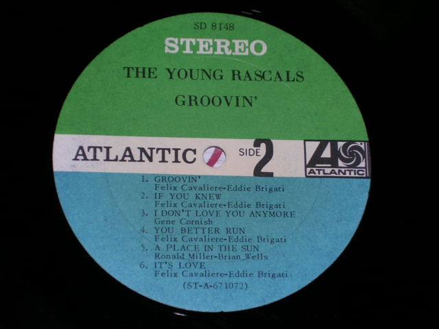 画像: YOUNG RASCALS - GROOVIN' + BONUS PICTURE / 1967 US ORIGINAL LP 