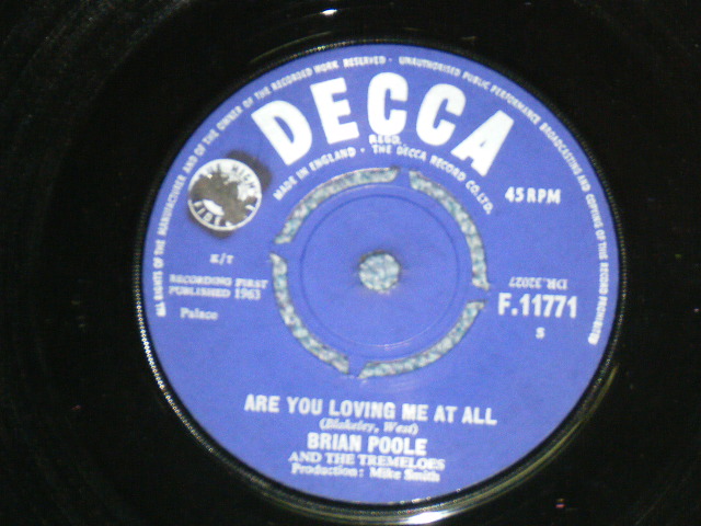 画像: BRIAN POOLE and THE TREMELOES - I CAN DANCE / 1963 UK ORIGINAL 7"Single