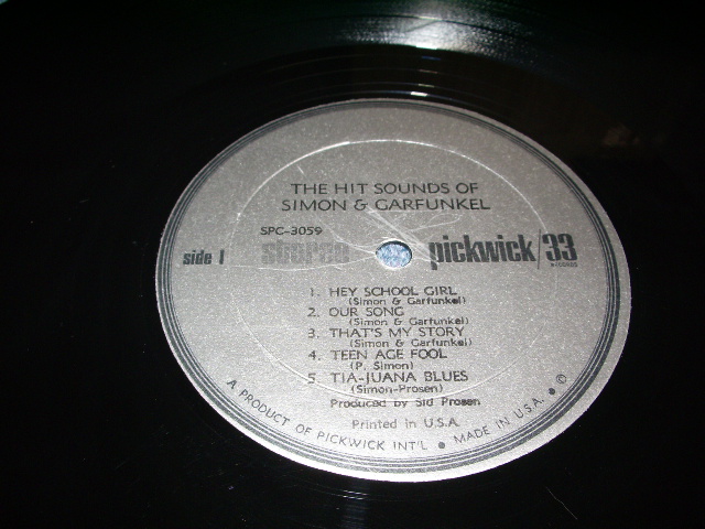 画像: SIMON & GARFUNKEL - THE HIT SOUND OF  / US ORIGINAL LP