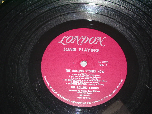 画像: ROLLING STONES - THE ROLLING STONES,NOW   /  US ORIGINAL MAROON LABEL LP 