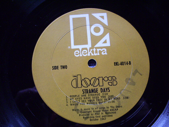 THE DOORS - STRANGE DAYS / 1967 US ORIGINAL MONO LP - パラダイス