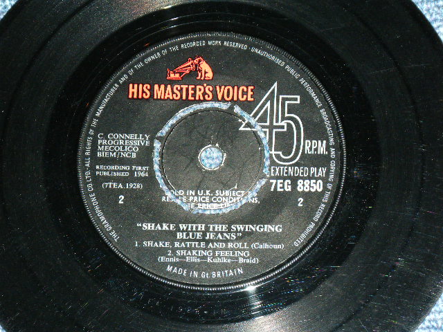 画像: SWINGING BLUE JEANS - SHAKE WITH THE ( Ex+,Ex/Ex ) / 1964 UK ORIGINAL 7"EP With PICTURE SLEEVE  