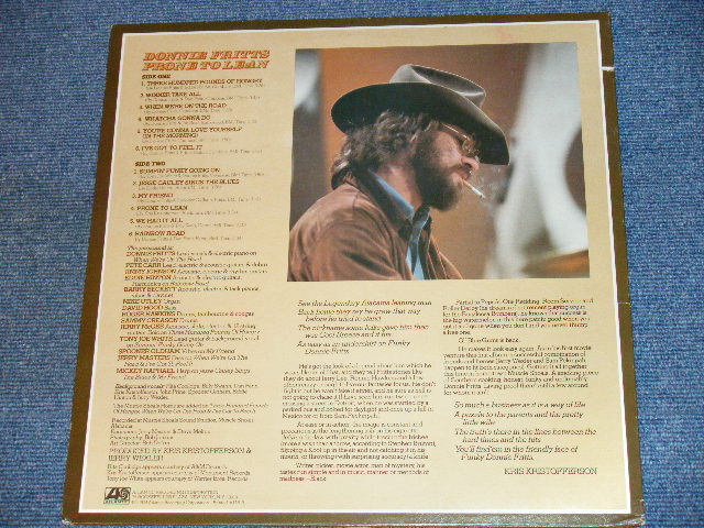 画像: DONNIEFRITTS - PRONE TO LEAN / 1974 US ORIGINAL LP 