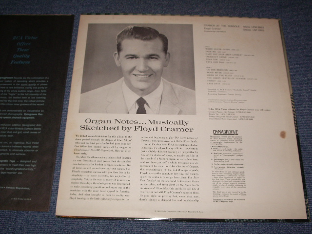 画像: FLOYD CRAMER - CRAMER AT THE CONSOLE / 1964 US ORIGINAL LP 