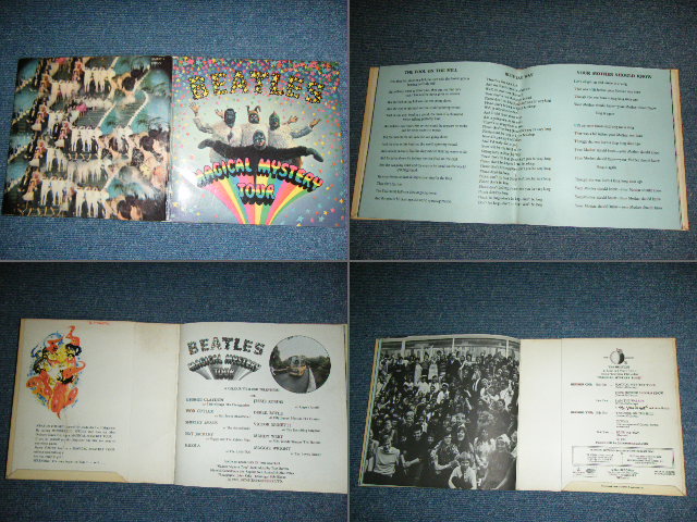 画像: THE BEATLES - MAGICAL MYSTERY TOUR (Ex+++,Ex++/Ex++) / 1967 UK ORIGINAL STEREO 7"EP With PICTURE SLEEVE and BLUE LYRIC SHEET 