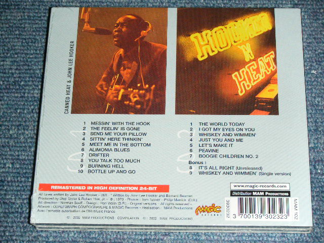 画像: CANNED HEAT & JOHN LEE HOOKER  - HOOKER 'N HEAT /  2002 FRANCE  Brand New SEALED 2CD 