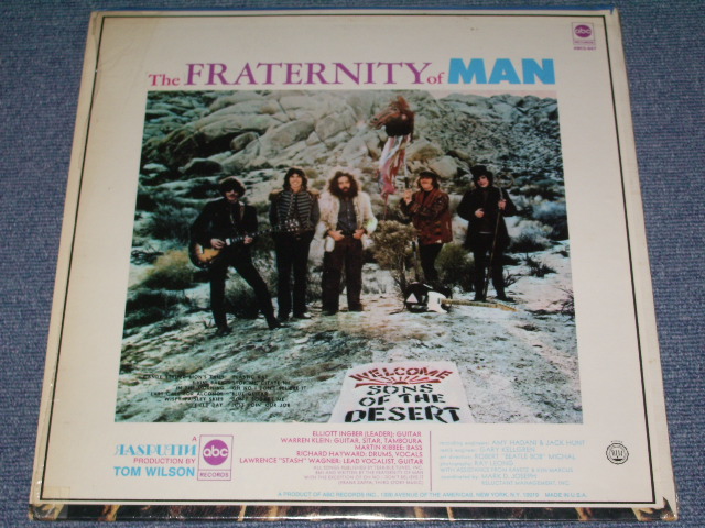 画像: THE FRATERNITY OF MAN - THE FRATERNITY OF MAN  / 1968 US ORIGINAL LP 