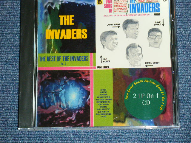 画像1: THE INVADERS - TWO GREAT SOUTH AFRICAN BEAT LP ON 1 CD  TWO SIDES OF + BEST OF VOL.2  / GERMAN Brand New CD-R  Special Order Only Our Store