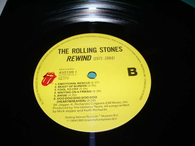 画像: ROLLING STONES - REWIND  / WEST GERMANY REISSUE NEW LP