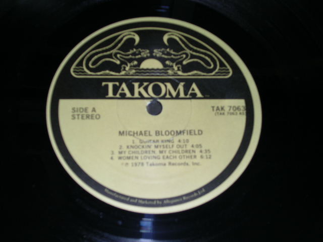 画像: MICHAEL BLOOMFIELD - MICHAEL BLOOMFIELD / 1978 US ORIGINAL LP 